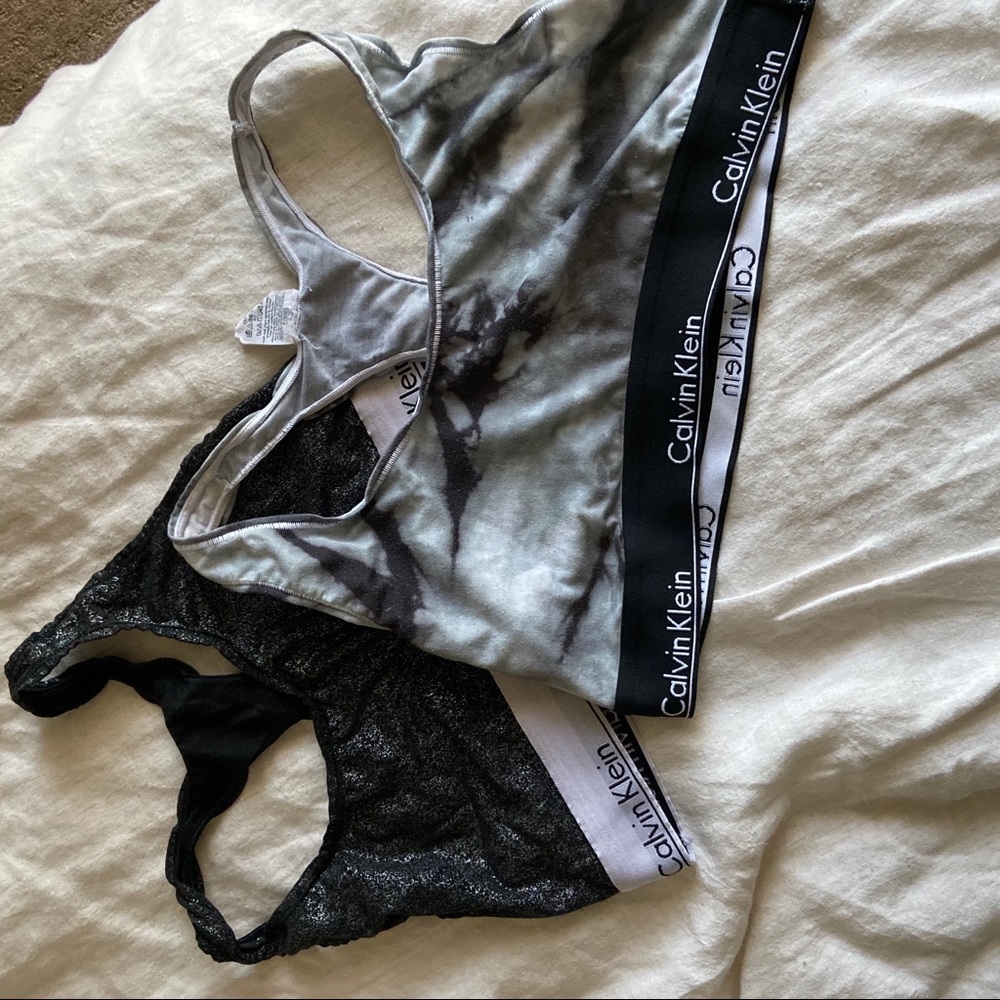 (2) Limited Edition Calvin Klein Lounging Bras